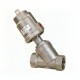 KLJZF series angle seat valve stainless steel 2/2 way thread angle seat valve